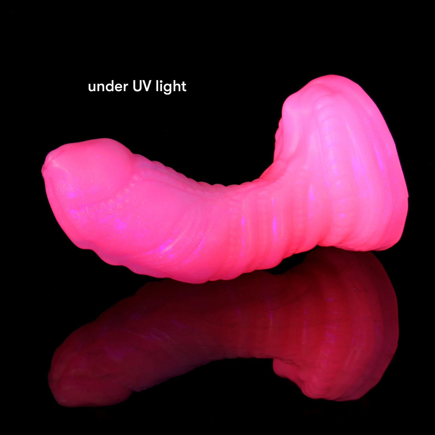 Alien - Size Mini - Medium+ Firmness (Near Clear, GITD + UV reactive)