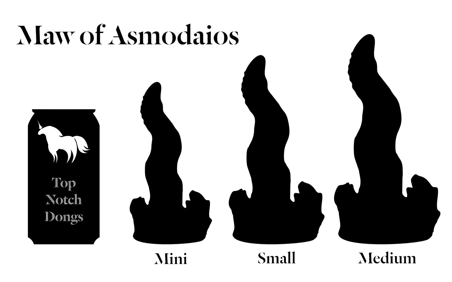 Maw of Asmodaios - Size Small - Soft+ Firmness (UV reactive + GITD)
