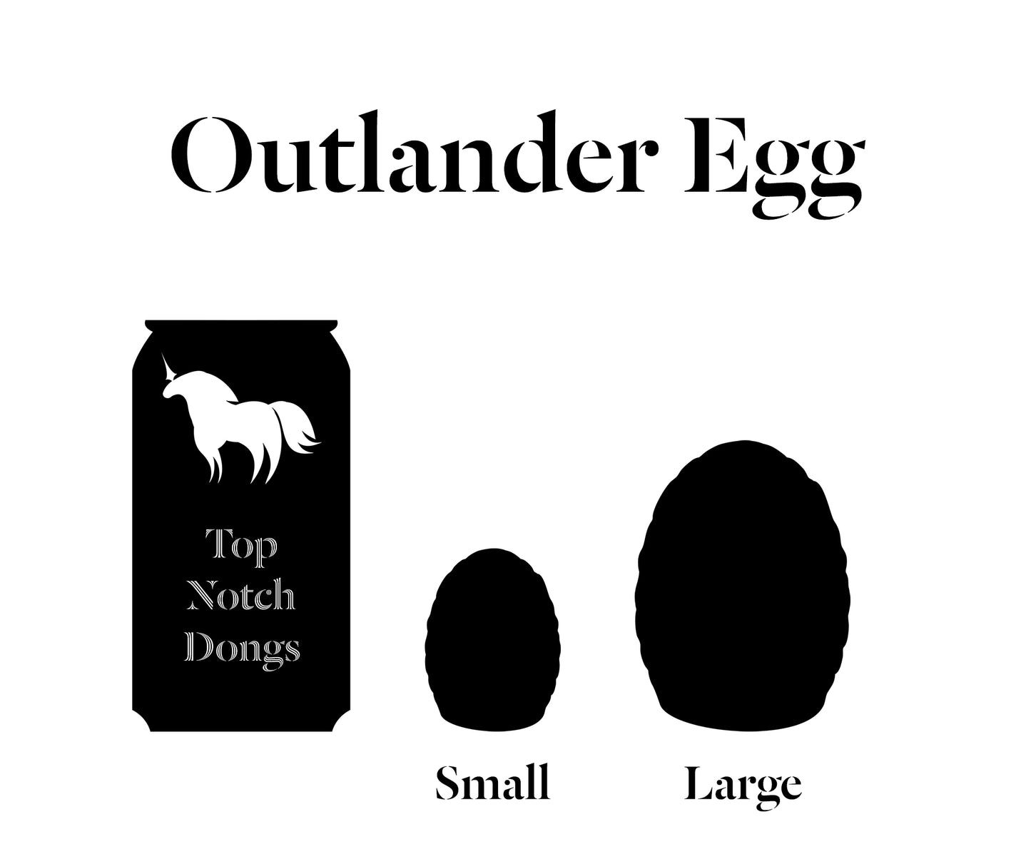 Outlander Alien Egg - velikost, barvy a tvrdost na zakázku