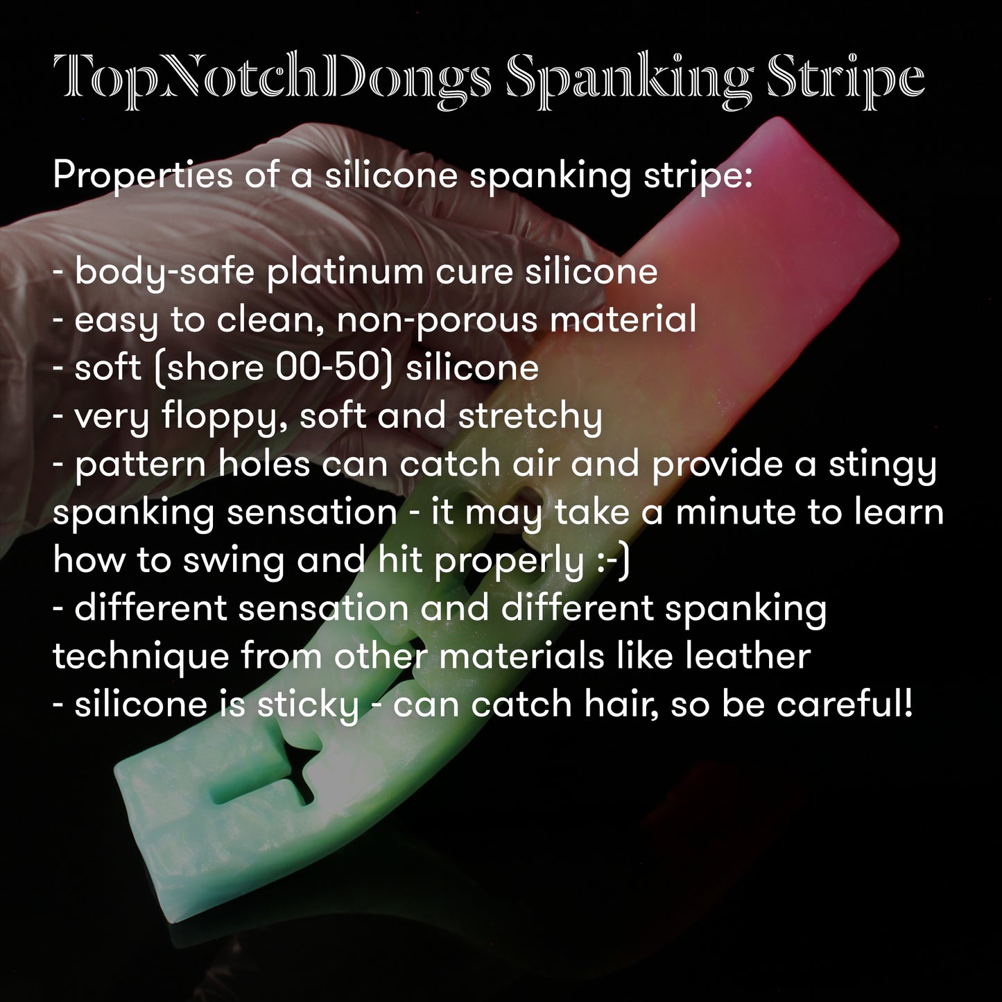 Spanking Stripe: Faith - Ready-Made (UV-reactive + GITD)