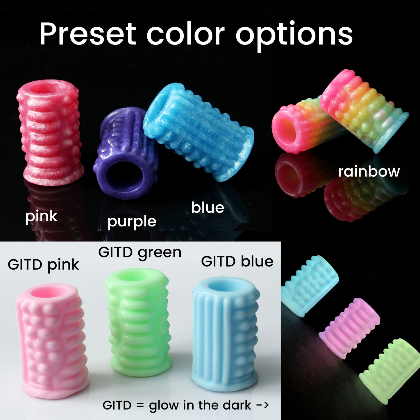 Fidget grinder na prst - barvy na zakázku