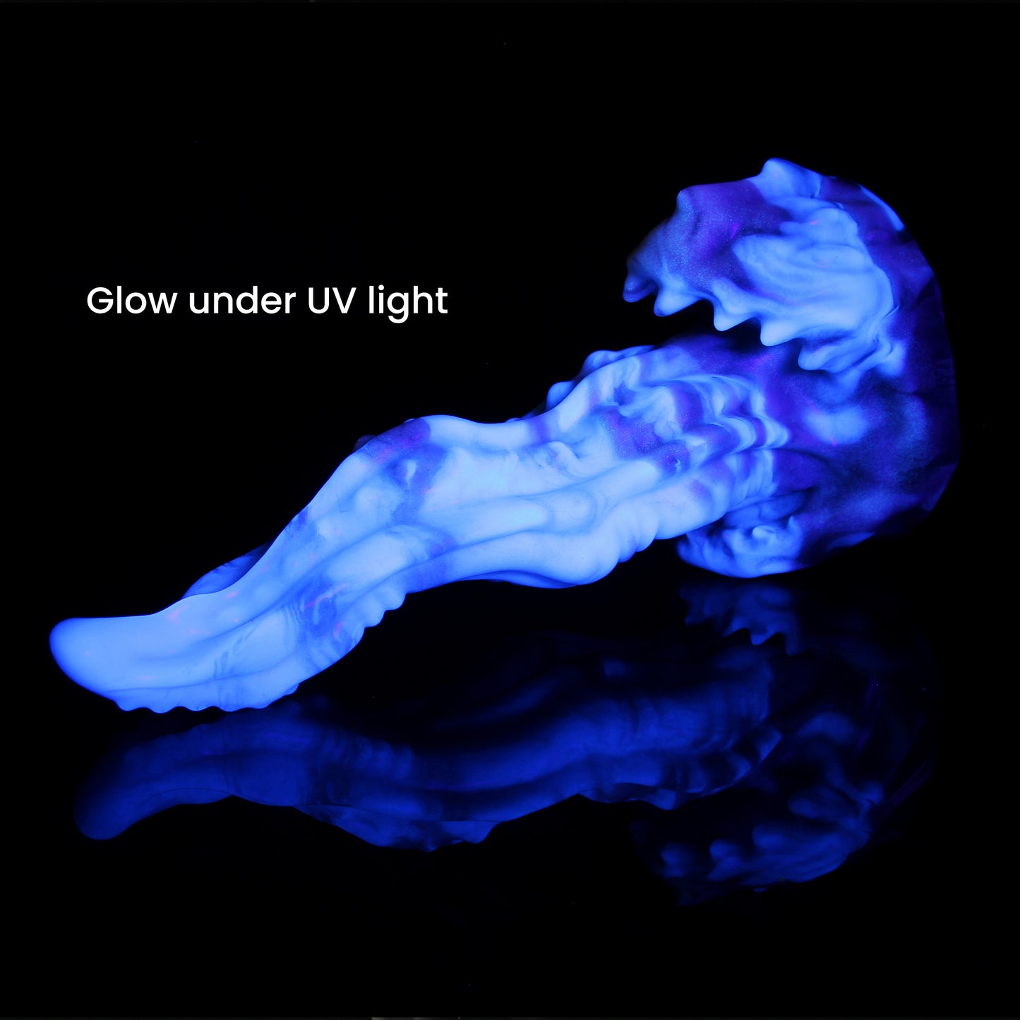 Maw of Asmodaios - Size Small - Medium Soft Firmness (UV reactive + GITD)