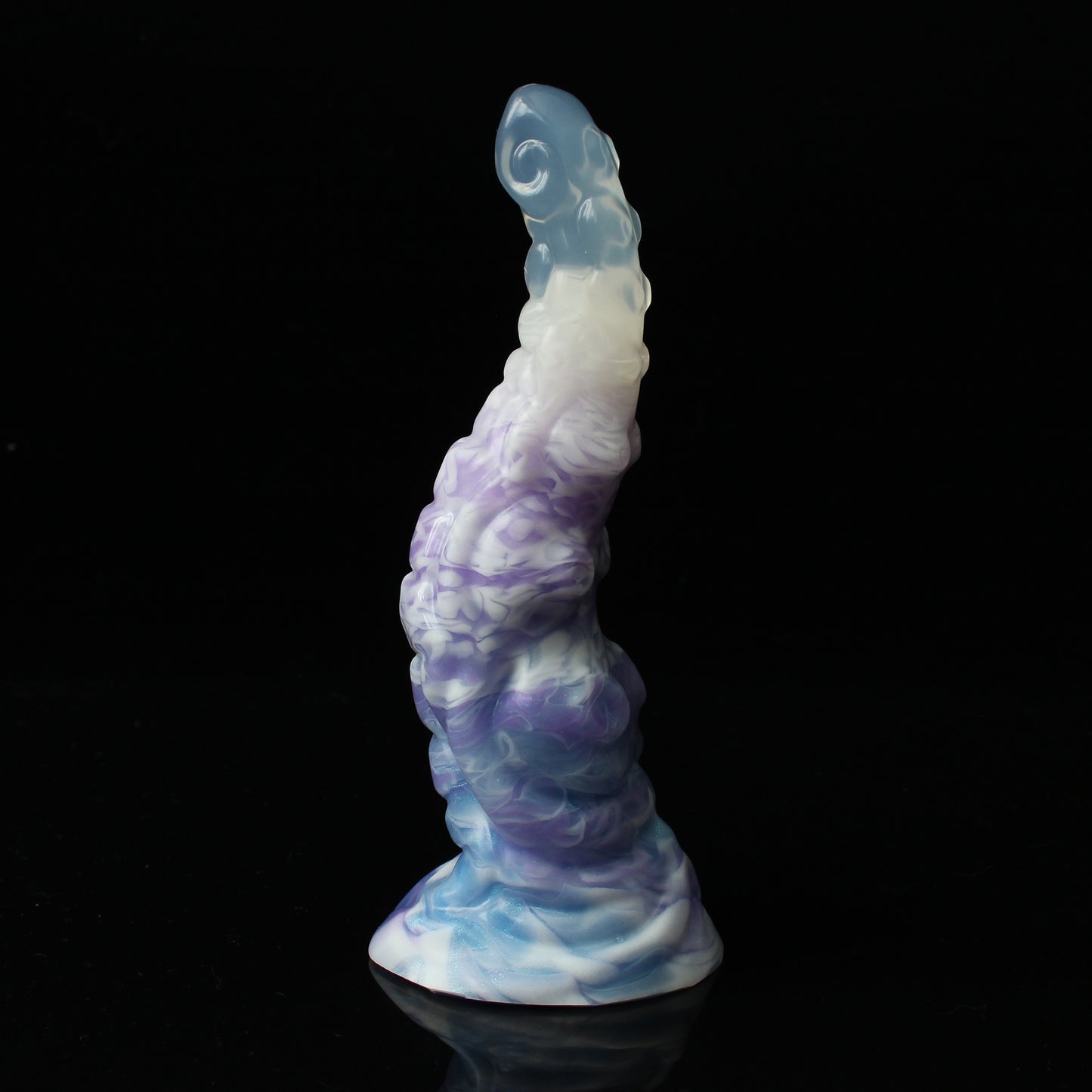 Kraken - Size Small - Soft+ Firmness (UV-reactive + GITD + Near Clear)