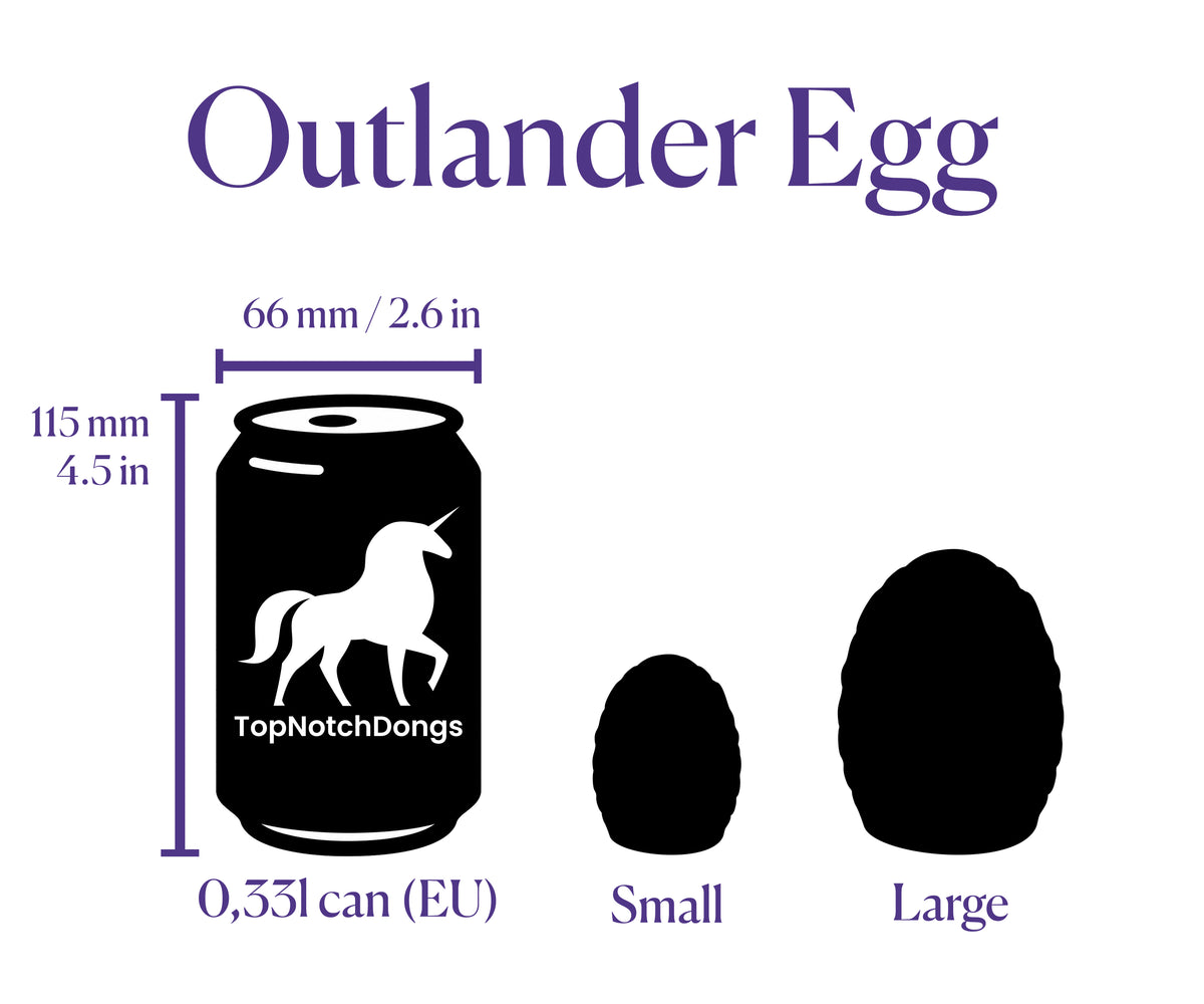 Outlander Alien Egg - velikost, barvy a tvrdost na zakázku