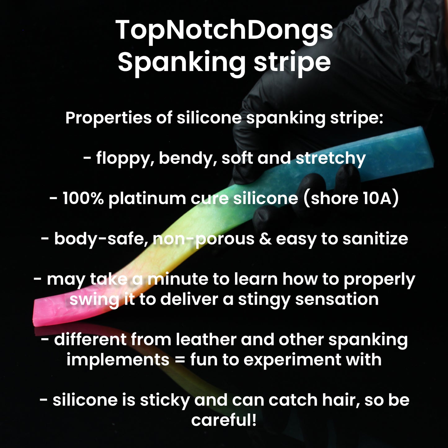 Spanking pásek - styl a barvy na zakázku