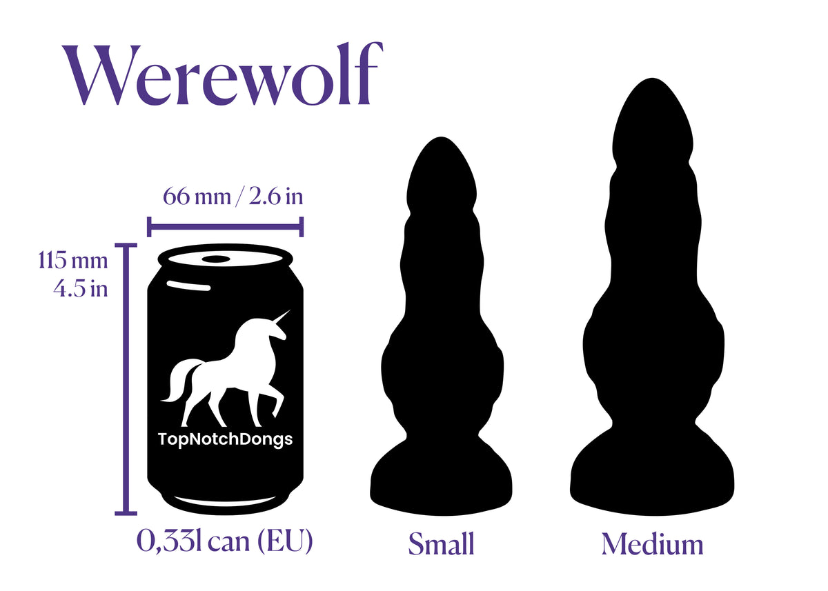Werewolf - velikost, barvy a tvrdost na zakázku